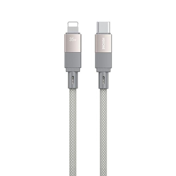 Cavo dati magnetico di ricarica rapida WK WDC-47 Magneto Series 1m PD35W tipo C a 8 pin (grigio)