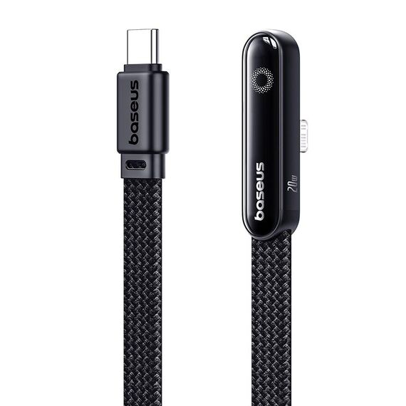 Cavo di ricarica rapida Baseus MVP 3 20W Type-C a 8 pin, lunghezza: 1 m (nero)