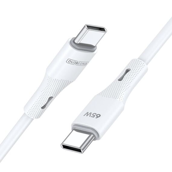 Cavo di ricarica rapida DUZZONA A11 PD65W 480Mbps da tipo C a tipo C, lunghezza: 1 m (bianco)