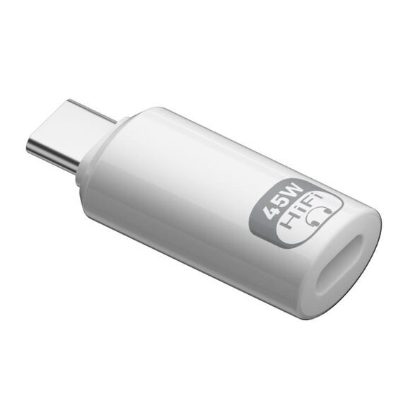 Adattatore completo da 45 W a 8 pin di tipo C (bianco)