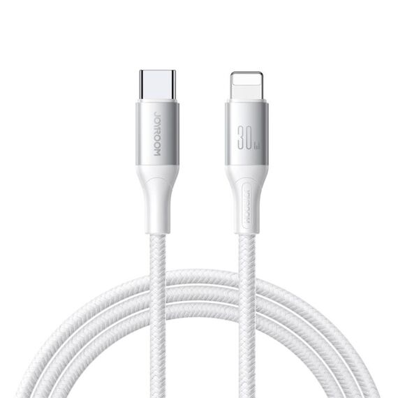 Cavo dati di ricarica rapida JOYROOM S-A28 Flash Series 480 Mbps, cavo da tipo C a 8 pin, lunghezza: 1 m (bianco)