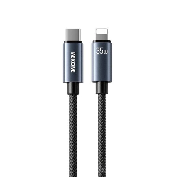 Cavo dati di ricarica rapida WK WDC-65 PD35W da tipo C a 8 pin, lunghezza: 1,2 m (nero)
