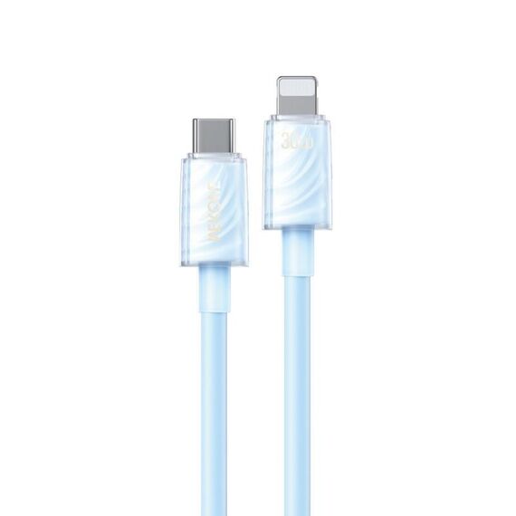 Cavo dati di ricarica rapida WK WDC-73 PD30W da tipo C a 8 pin, lunghezza: 1,2 m (blu)