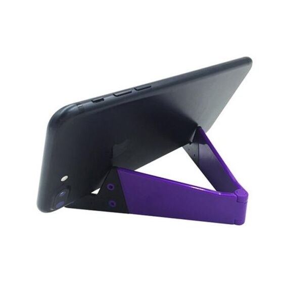 Supporto universale per tablet e telefono cellulare a forma di V (viola)