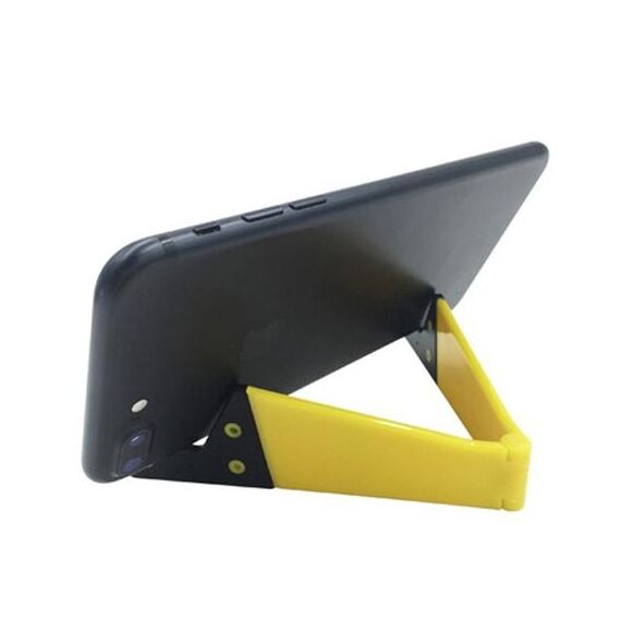 Supporto per staffa universale per tablet per telefono cellulare a forma di V (giallo)