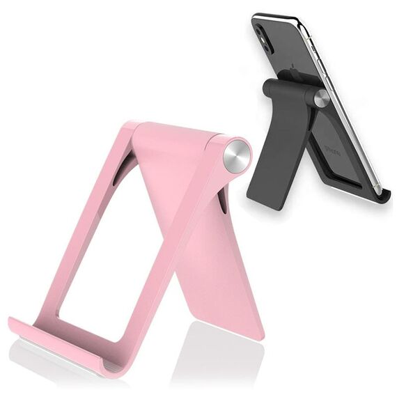 ZM-7 Supporto da tavolo universale per telefono cellulare / tablet con struttura rotante a 360 gradi (rosa)