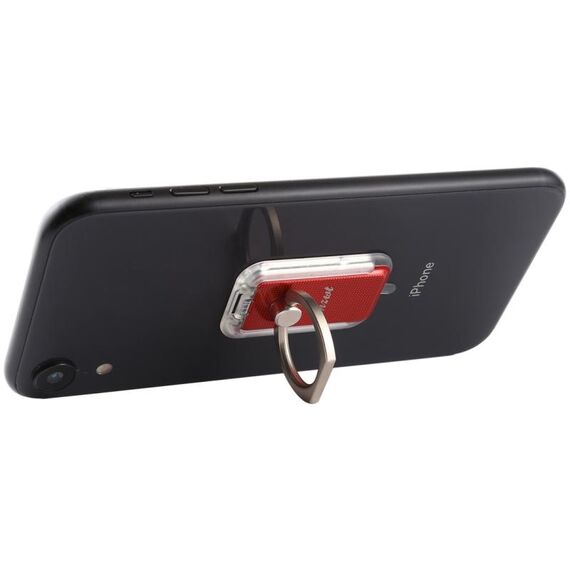 CPS-013 Supporto per telefono con supporto magnetico rimovibile a 360 gradi, supporto per ricarica wireless (rosso)