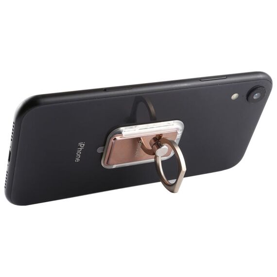 CPS-013 Supporto per telefono con supporto magnetico rimovibile a 360 gradi, supporto per ricarica wireless (oro rosa)