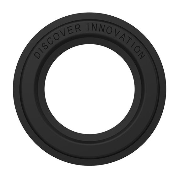 Sticker anello magnetico in pelle PU portatile Nillkin (nero)