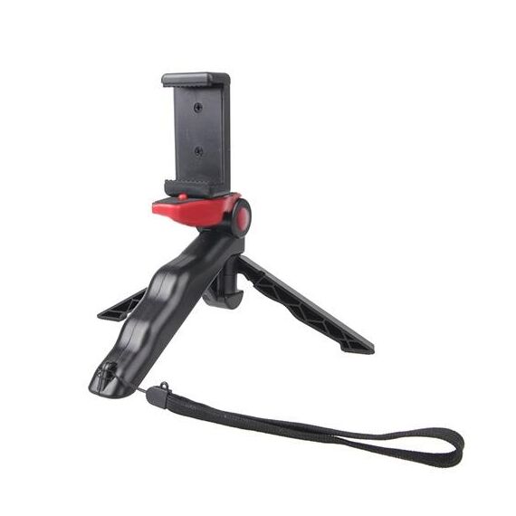 Impugnatura portatile / Mini treppiede Steadicam Curve con clip diritta per GoPro HERO 4/3 / 3+ / SJ4000 / SJ5000 / SJ6000 Sport DV / Fotocamera digitale / iPhone, Galaxy e altri telefoni cellulari (rosso)