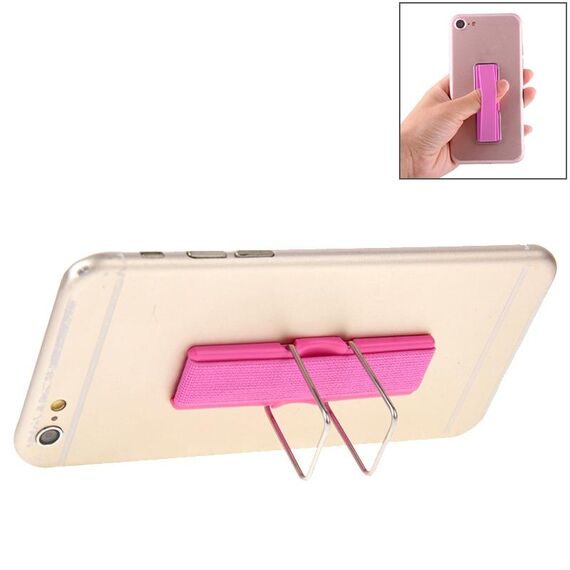 Supporto universale mini pieghevole con impugnatura per le dita, Supporto universale mini pieghevole con impugnatura per dita (magenta)