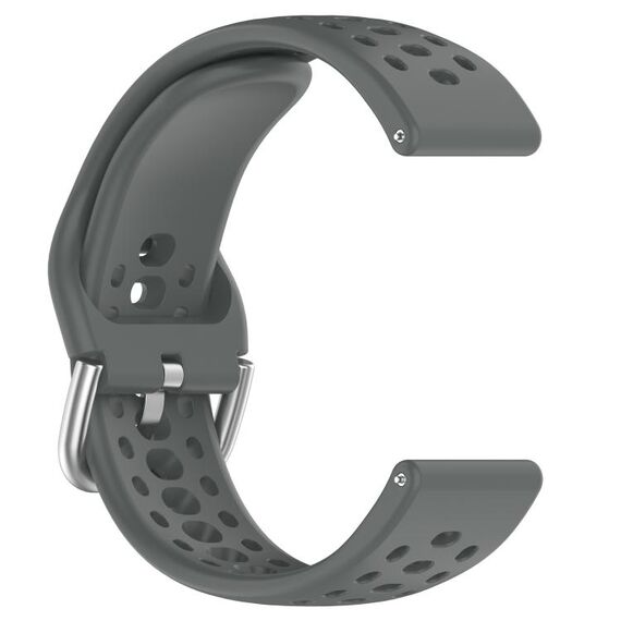 Cinturino sportivo in silicone per Amazfit Active 2 Holes Style 22mm grigio siderale SYA002855901I 6922654257322