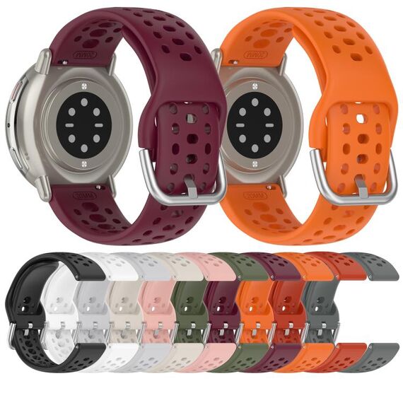Cinturino sportivo in silicone per Amazfit Active 2 Holes Style 22mm grigio siderale SYA002855901I 6922654257322