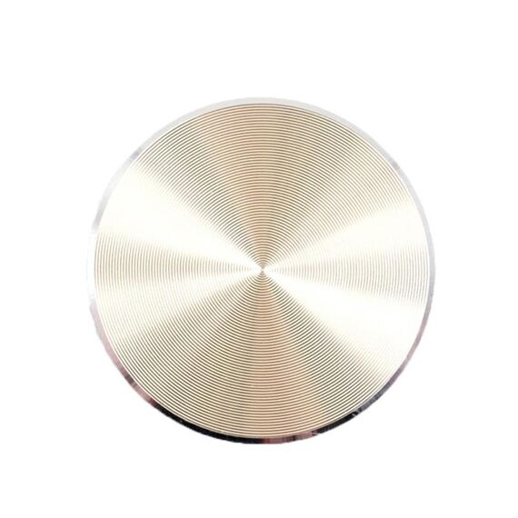 10 PCS CD texture in lega di alluminio foglio magnetico magnetico patch set per supporto per telefono, con foglio di cotone alcool e film protettivi (oro tiranno)