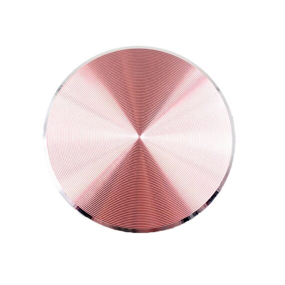 10 pezzi CD texture in lega di alluminio lamiera magnetica foglio magnetico impostato per supporto per telefono, con foglio di cotone alcool e pellicola protettiva (oro rosa)