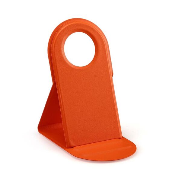 Staffa magnetica 2 in 1 verticale PU per caricatore wireless Magsafe (rosso)