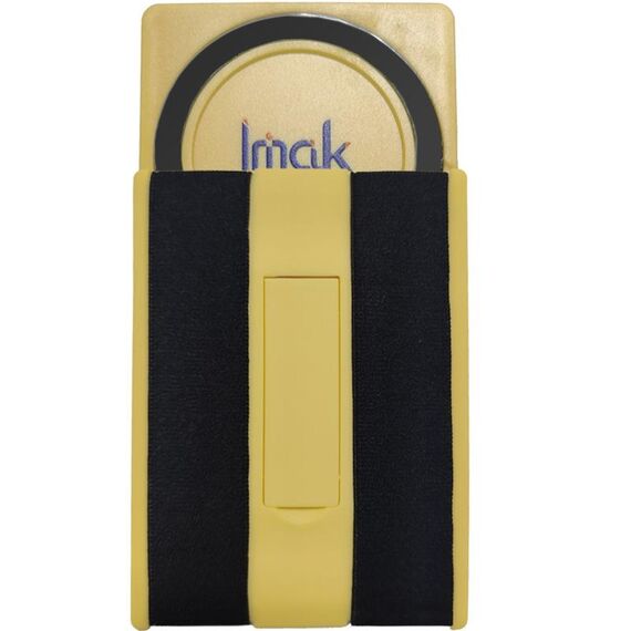 imak MagSafe Wireless ChargingCard Portacellulare multifunzione (giallo)