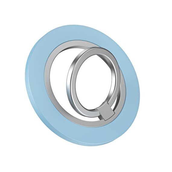 Supporto ad anello magnetico satinato per telefono Magsafe (blu)