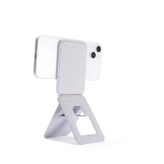 Supporto pieghevole magnetico per telefono da tavolo (quadrato grigio)
