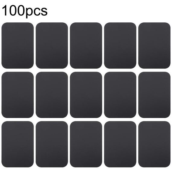 100 fogli magnetici in metallo per supporto telefono, dimensioni: 4,5 x 6,5 cm