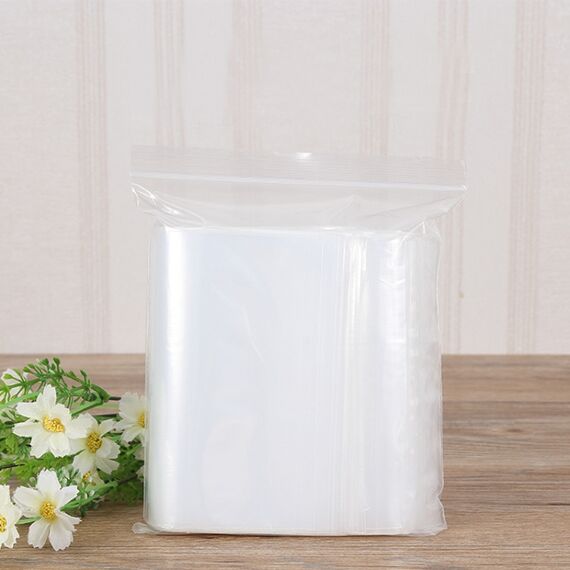 100 sacchetti trasparenti con zip auto-sigillanti PE 16cm x 24cm personalizzabili HC4186 6922438610863