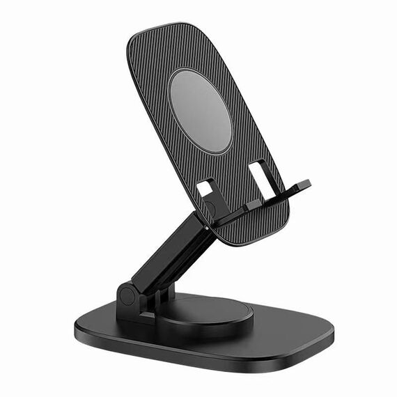 FD5 B028 Supporto per tablet da tavolo pieghevole e rotante (nero)