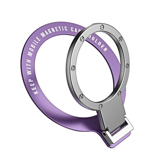 Supporto per telefono in metallo ultrasottile (viola)