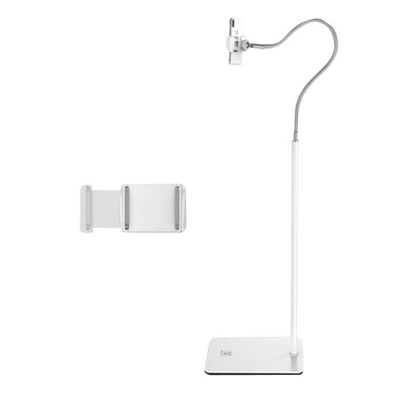 SSKY L6 Comodino Divano Live Landing Phone Tablet Staffa per Computer, Stile: Versione Telefono (Bianco)