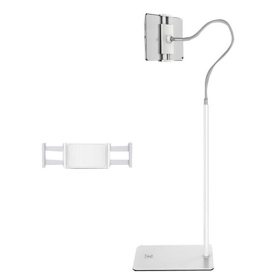 SSKY L6 Comodino Divano Live Landing Telefono Tablet Staffa per Computer, Stile: Base Versione Pesante (Bianco)