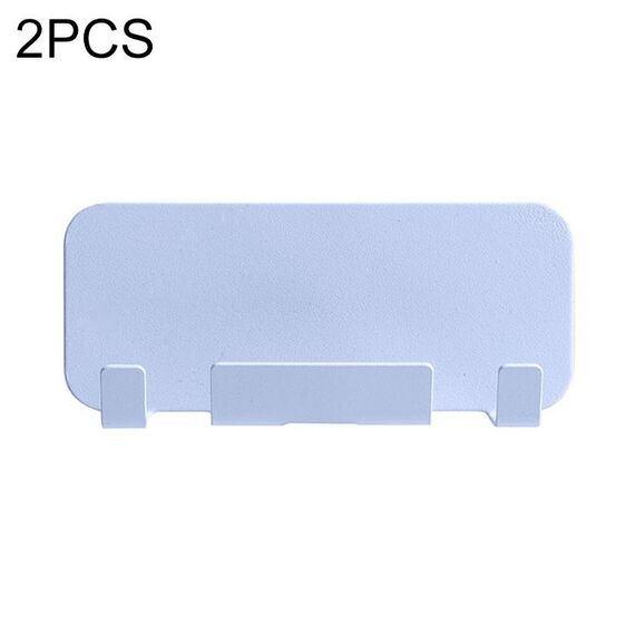 Supporto di ricarica del telefono mobile a parete senza punzoni da 2 pezzi (blu)