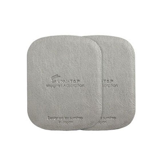 SUMITAP STHP-C40 Accessori per supporto magnetico per telefono per auto con foglio magnetico quadrato in pelle (grigio)