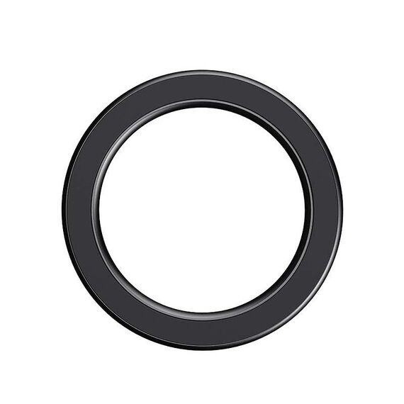 Supporto magnetico da parete in lega di zinco per auto, anello magnetico per telefono cellulare (nero)