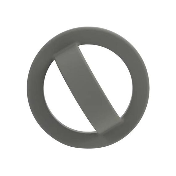 Per iPhone/Huawei/Xiaomi Supporto per telefono in silicone liquido Magsafe Supporto per anello da dito, colore: grigio