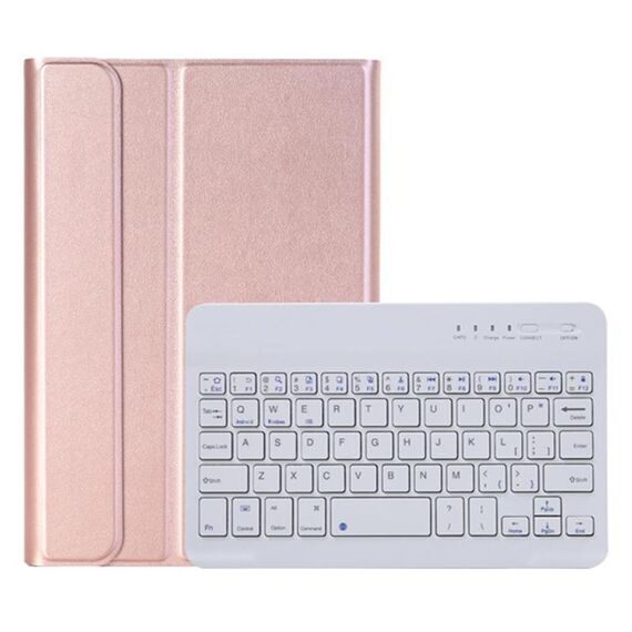 A06B Custodia in pelle Bluetooth Bluetooth Ultra-sottile Ultra-sottile con slot per penna e supporto per iPad Mini 6 (oro rosa)