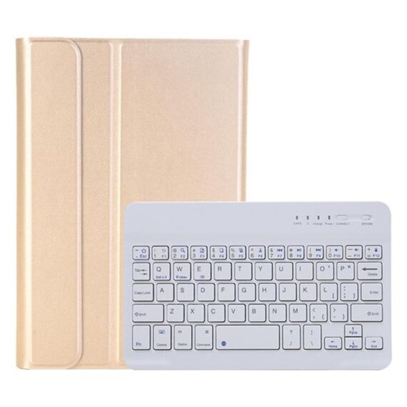 A06B Custodia in pelle Bluetooth Bluetooth A06B Ultra-sottile con slot per penna e supporto per iPad Mini 6 (oro)