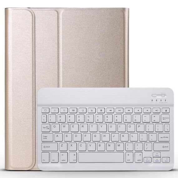 A11 A11 Custodia in pelle Bluetooth Ultra-sottile per iPad Air 2022 / Air 2020 10.9 & PRO 11 pollici 2021/020/2018 (oro)