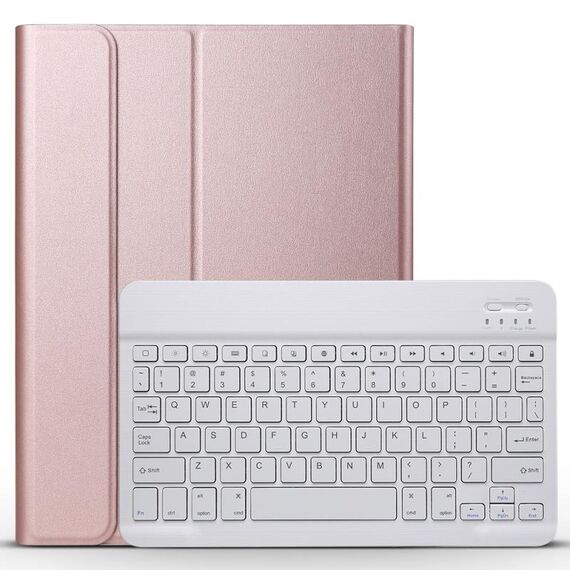 A11 Bluetooth 3.0 Custodia in pelle Bluetooth Bluetooth ABS ultra-sottile ABS con supporto per iPad Pro 11 pollici 2021 (oro rosa)
