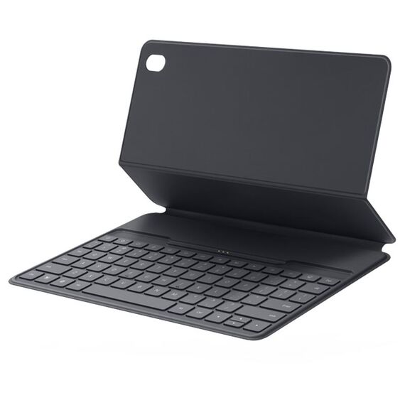 Per Huawei MediaPad M6 10.8 Custodia in pelle con tastiera magnetica intelligente con supporto (grigio scuro)