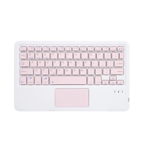 Tastiera Bluetooth senza fili della tavoletta universale da 10 pollici HB119B con pannello tattile (rosa)
