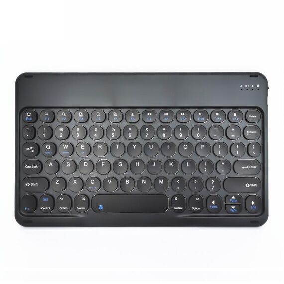 Tavolo da 10 pollici universale tavoletta rotonda Tastiera Bluetooth wireless (nero)