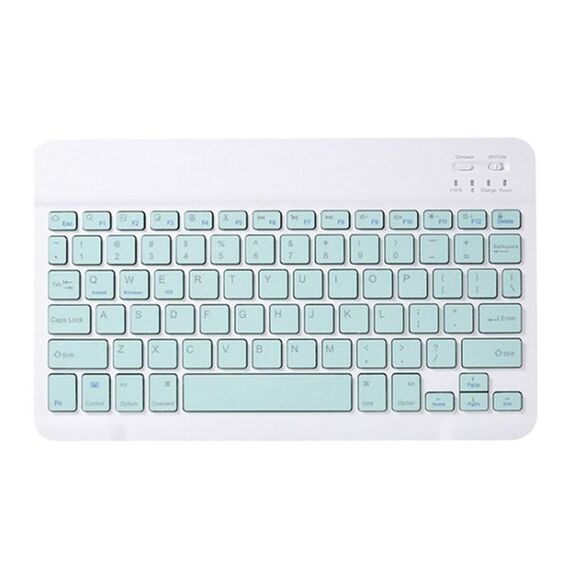 Tastiera Bluetooth portatile ultrasottile universale per tablet Telefoni, Dimensioni: 7 pollici (tastiera verde)
