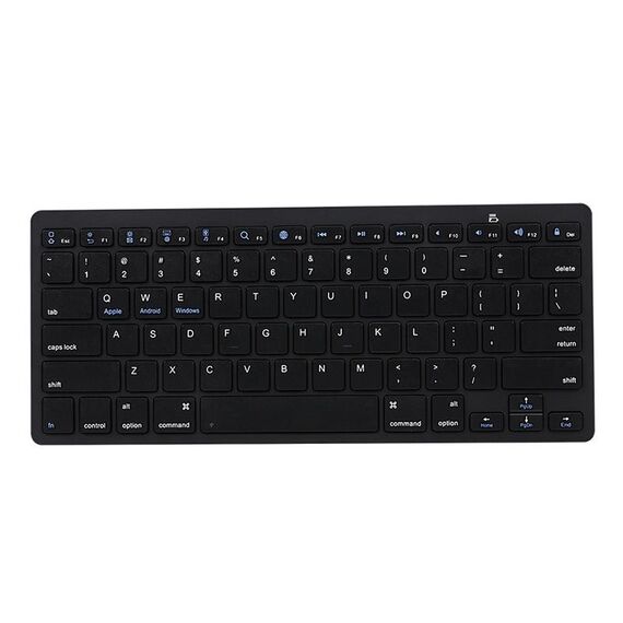 X5 Mini tastiera Bluetooth wireless ultrasottile, supporto Win / Android / IOS System (nero)