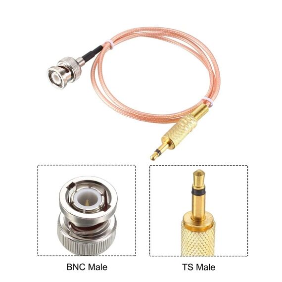 Cavo adattatore audio coassiale RG316 BNC maschio a 3,5mm maschio stereo 15 cm TBD0605162901A 6922878333719