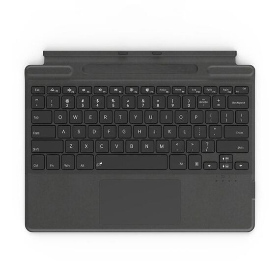 Per Microsoft Surface Pro 8 / 9 / X Tastiera Bluetooth Tastiera magnetica per tablet wireless retroilluminata con slot per penna (nero)
