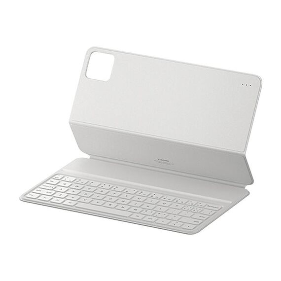 Custodia protettiva in pelle per tastiera originale per Xiaomi Pad 6/6 Pro (bianca)