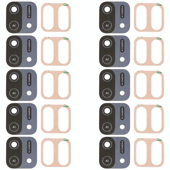 Per OPPO A16e / A16K 10 pezzi Obiettivo per fotocamera posteriore