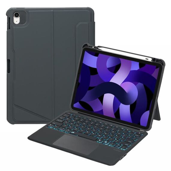 Per iPad 10th Gen 10.9 2022 A-66 Touch Retroilluminazione Split Type Custodia in pelle per tastiera Bluetooth