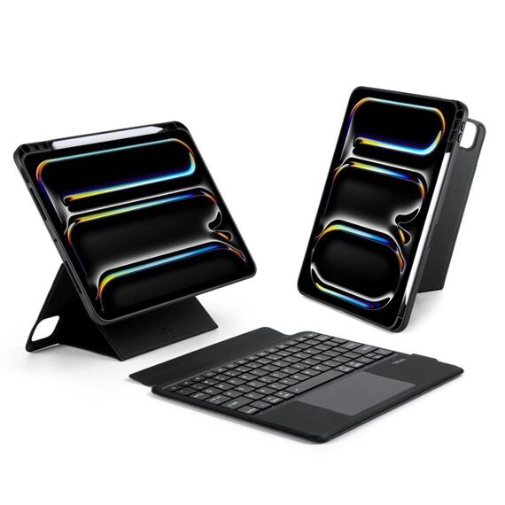 Per iPad Pro 11 2024 DUX DUCIS DK Series Custodia per tablet con tastiera Bluetooth wireless magnetica (nero)