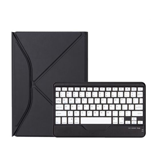 Z11b Slot Pen Slot Bluetooth Tablet in pelle tastiera per iPad Pro 11 2021/2020/2018 (nero)