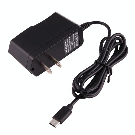 Caricabatterie da porta USB-C / Type-C da 5 V 2A per MacBook, Google, LG, Huawei, Nokia, Microsoft, Xiaomi, OnePlus, Letv, Meizu, altri smartphone o tablet, spina degli Stati Uniti